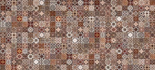 Cersanit Hammam brown HAG111D плитка настенная (коричневая), 20х44 см