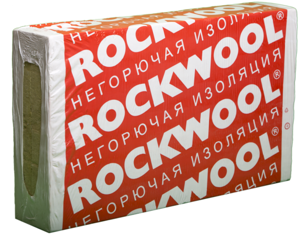 Минеральная вата Rockwool Руф Баттс Стяжка 1000х600 мм, толщина 100 мм (2 шт/1.2 м²)