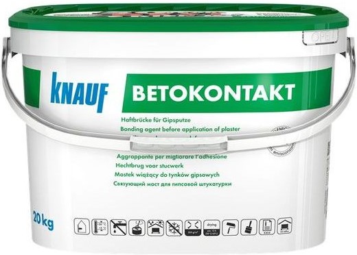 Грунтовка для бетона акриловая Knauf Betokontakt, 20 кг