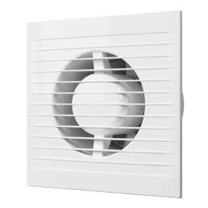 Вентилятор вытяжной Era E 125 S C (белый), 125 мм