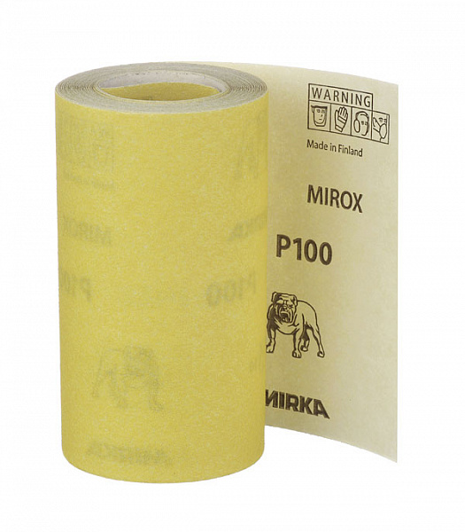 Наждачная бумага Mirox Mirka P100 желтая 115 мм 5 м