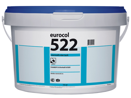 Клей для напольных покрытий Forbo 522 Eurosafe Star Tack, 13 кг