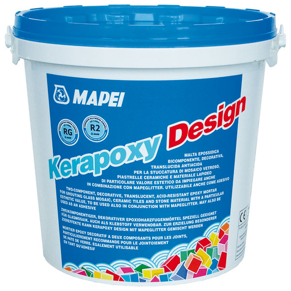 Затирка эпоксидная Mapei Kerapoxy Design 115 (серая река), 3 кг