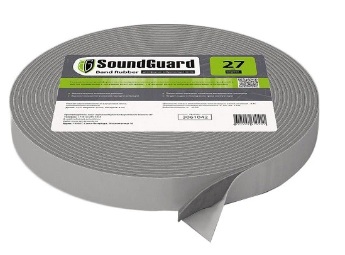 Лента демпферная SoundGuard Band Rubber 4х27 мм, длина 12 м