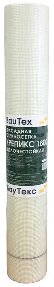 Сетка фасадная BauTex Крепикс 160 г/м2 с ячейкой 5х5 мм, рулон 1х50 м