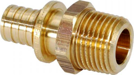 Переходник бронзовый Rehau Rautitan RX, диаметр 16-R 1″ (наружная резьба)