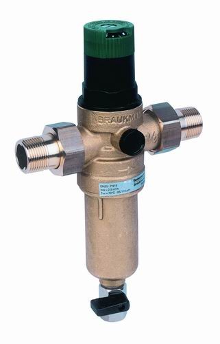 Фильтр тонкой очистки Honeywell FK06-1/2″-AAM для горячей воды (с промывочным краном и редуктором да