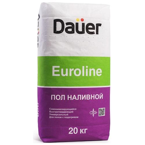 Наливной пол быстротвердеющий Dauer Euroline, 20 кг