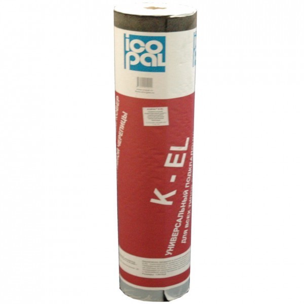 Ковер подкладочный Icopal K-EL, рулон 1х15 м