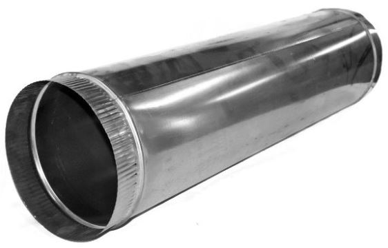 Труба вентиляционная оцинкованная, диаметр 160 мм (2 м)