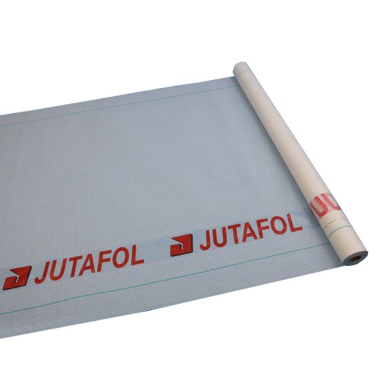 Гидро-пароизоляционная пленка Juta Ютафол Д 96 Сильвер 50x1,5 м (75 м²)