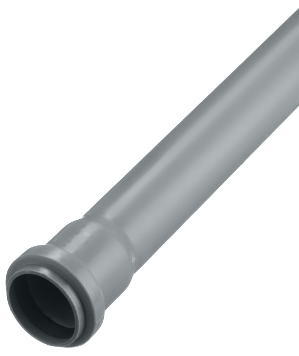Труба канализационная внутренняя шумопоглощающая Polytron 110 мм, длина 0.15 м