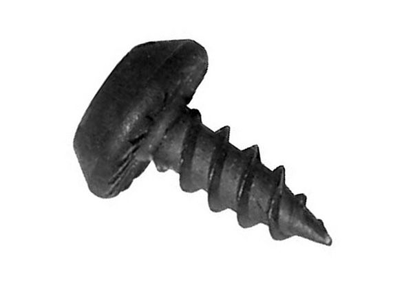 Саморезы с цилиндрической головкой черные острые, размер 3.5х11 мм