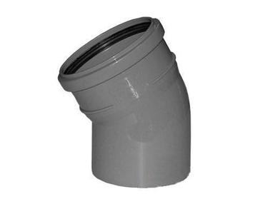 Отвод канализационный Политэк, диаметр 50 мм (угол 45°)