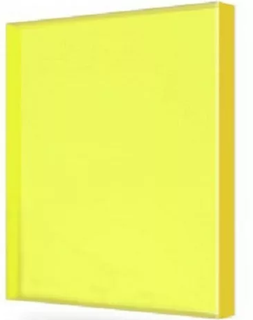 Поликарбонат монолитный Borrex 2050х3050 мм (желтый), толщина 10 мм