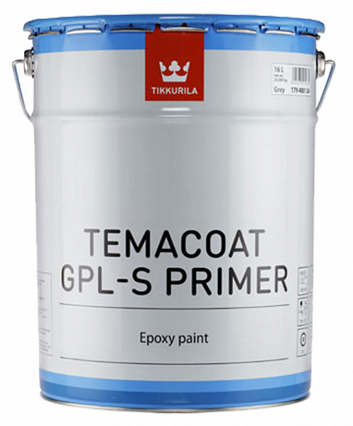 Грунтовка эпоксидная двухкомпонентная Temacoat GPL-S Primer (серая), 16 л