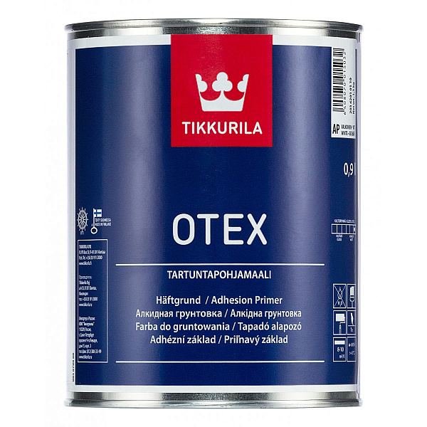Грунтовка универсальная алкидная Tikkurila Otex С (прозрачная), 0.9 л