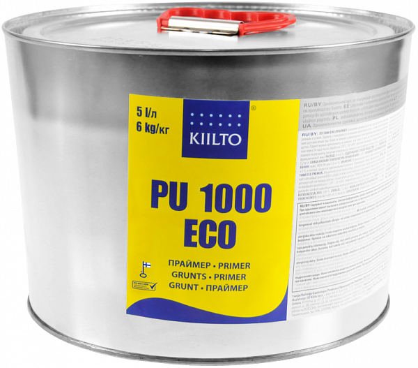 Грунт для паркетного клея Kiilto PU 1000 Eco, 5 л