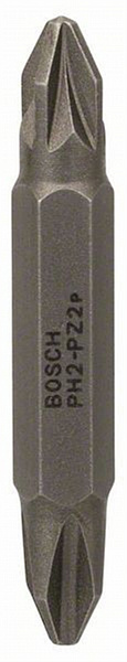 Бита для шуруповерта двусторонняя Bosch PH2/PZ2, длина 45 мм