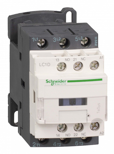 Магнитный пускатель Schneider Electric 220В АС 1НО+1НЗ LC1D, номинальный ток 80А