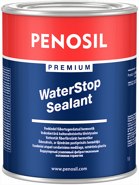 Герметик бутилацетатный Penosil Waterstop (серый), 1000 мл