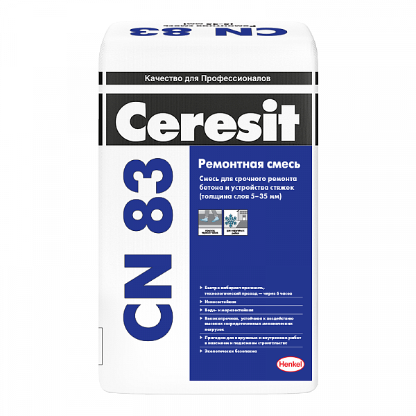 Ремонтная смесь Ceresit CN 83, 25 кг