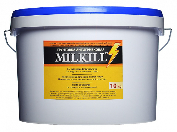 Грунтовка латексная антигрибковая MillKill (белая), 10 л
