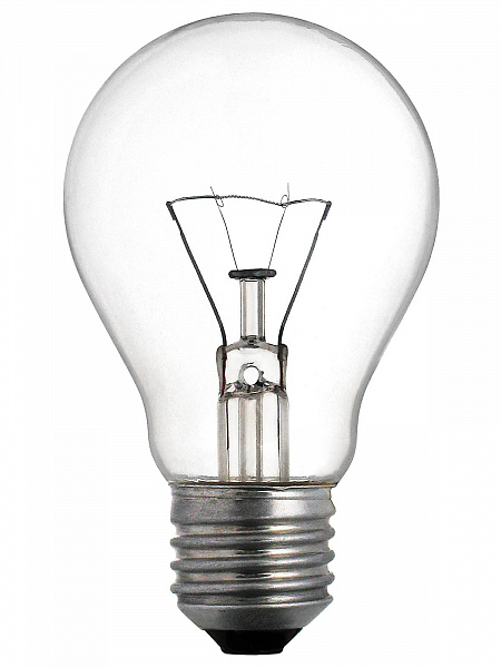 Лампа накаливания 220В Е27, мощность 100 Вт