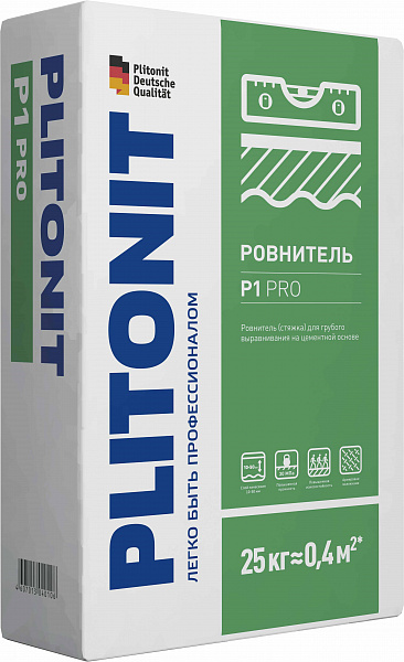 Ровнитель для пола Plitonit P1 Pro, 25 кг
