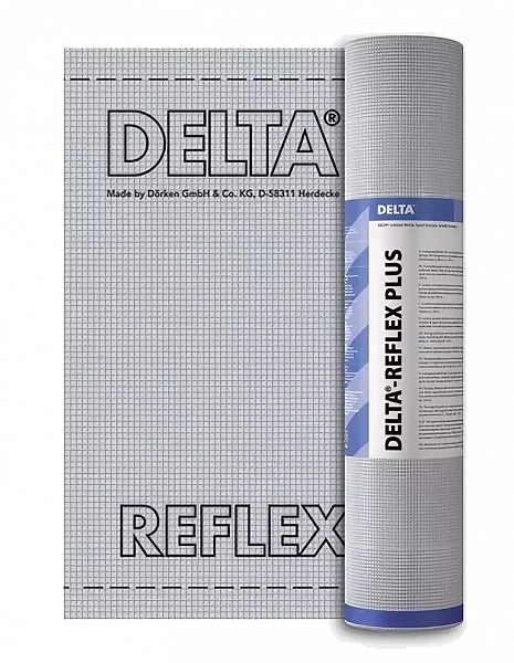 Пароизоляционная пленка Delta Reflex Plus 50x1,5 м (75 м²)