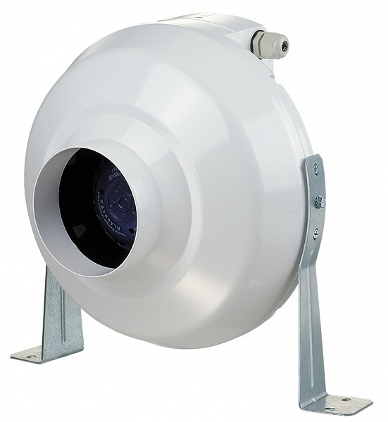 Вентилятор канальный центробежный Вентс ВК (белый), диаметр 100 мм