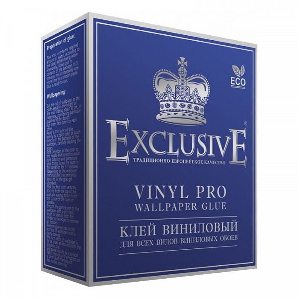 Обойный клей Exclusive Vinyl Pro для виниловых обоев, 300 г