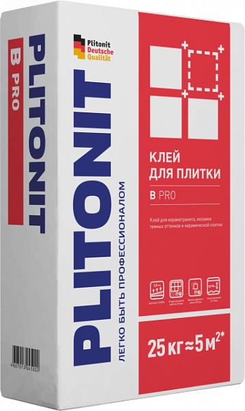 Клей для плитки Plitonit В Pro, 25 кг