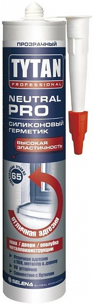 Герметик силиконовый нейтральный Tytan Professional Neutral PRO (белый), 310 мл