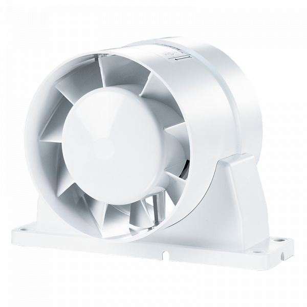 Вентилятор канальный осевой Вентс ВКОк (белый), диаметр 100 мм