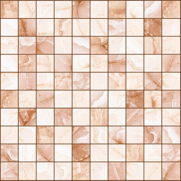 LB-Ceramics Орнелла 5032-0201 мозаика (коричневая), 30х30 см