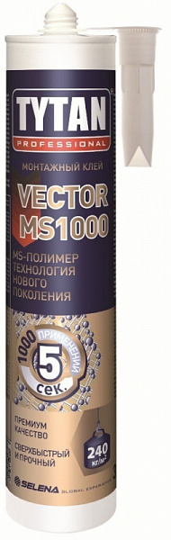 Жидкие гвозди универсальные Tytan Vector MS 1000, 290 мл