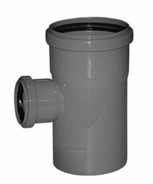 Тройник канализационный, диаметр 110х50 мм (угол 90°)