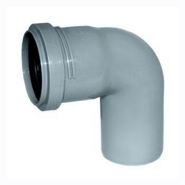 Отвод канализационный, диаметр 32 мм (угол 90°)