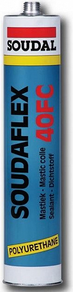 Герметик полиуретановый Soudal Soudaflex 40 FC (черный), 310 мл