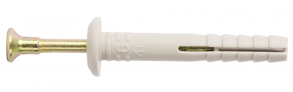 Дюбель-гвоздь с грибовидным бортиком Tech-Krep SM-G, 6х40 мм (200 шт)