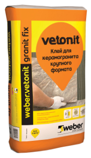 Клей для керамогранита Weber.Vetonit Granit Fix, 25 кг