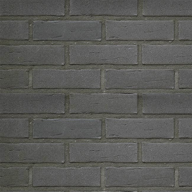 Кирпич клинкерный рельефный Roben Aarhus anthrazit NF, 240х115х71 мм