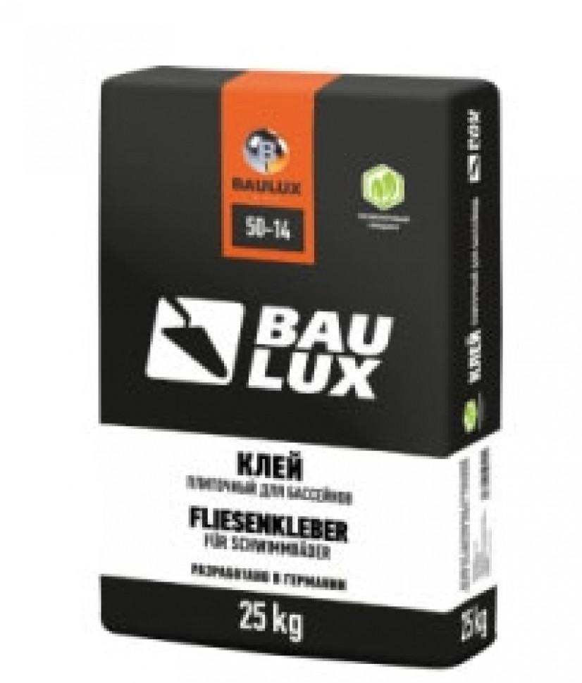 Клей для плитки Baulux 50-14 Для бассейнов, 25 кг