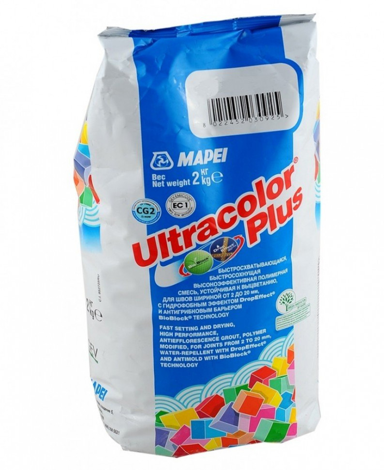 Затирка Mapei Ultracolor Plus 161 (лилово-розовая), 2 кг