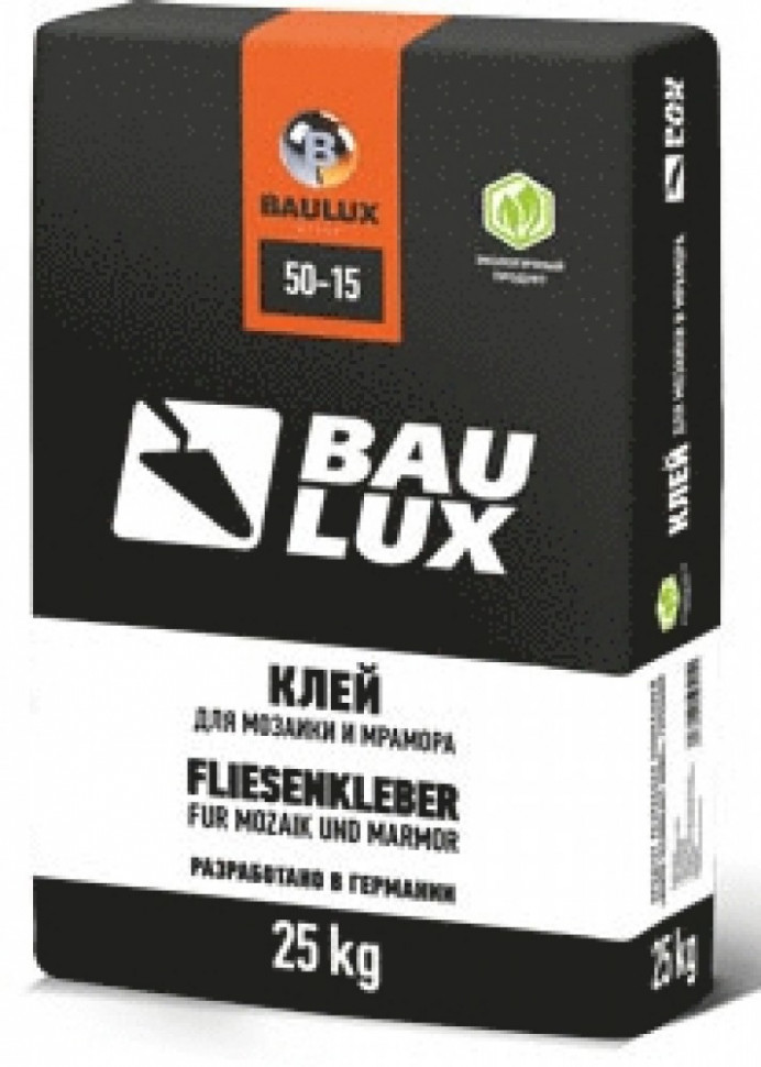 Клей для плитки Baulux 50-15 Для мрамора и мозаики, 25 кг