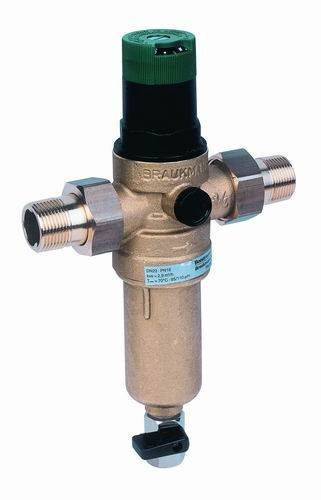 Фильтр тонкой очистки Honeywell FK06-1/2?-AAM для горячей воды (с промывочным краном и редуктором да