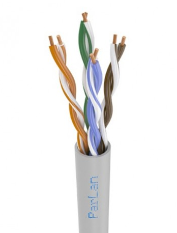 Кабель сетевой (витая пара) U/UTP Cat 5e 4х2 2 PVC