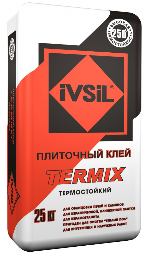 Клей для плитки Ivsil Termix, 25 кг