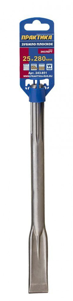 Зубило плоское SDS-max, 25х280 мм